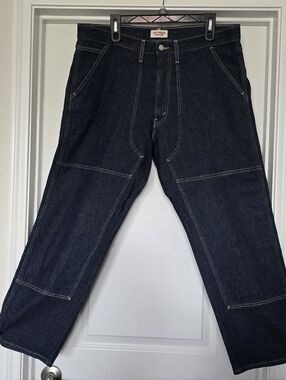 Levi's Men's Dark Blue Relaxed Fit Jeans